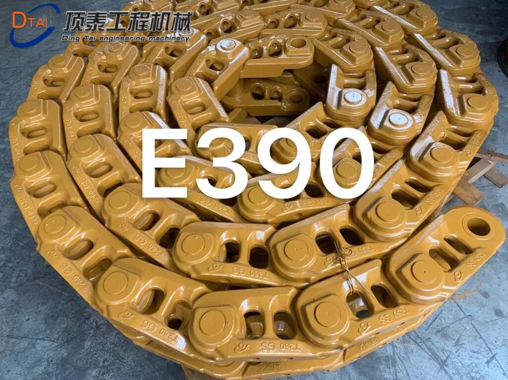 Repuestos para Tren de Rodaje de Excavadora, Conjunto de Cadena de Oruga E390