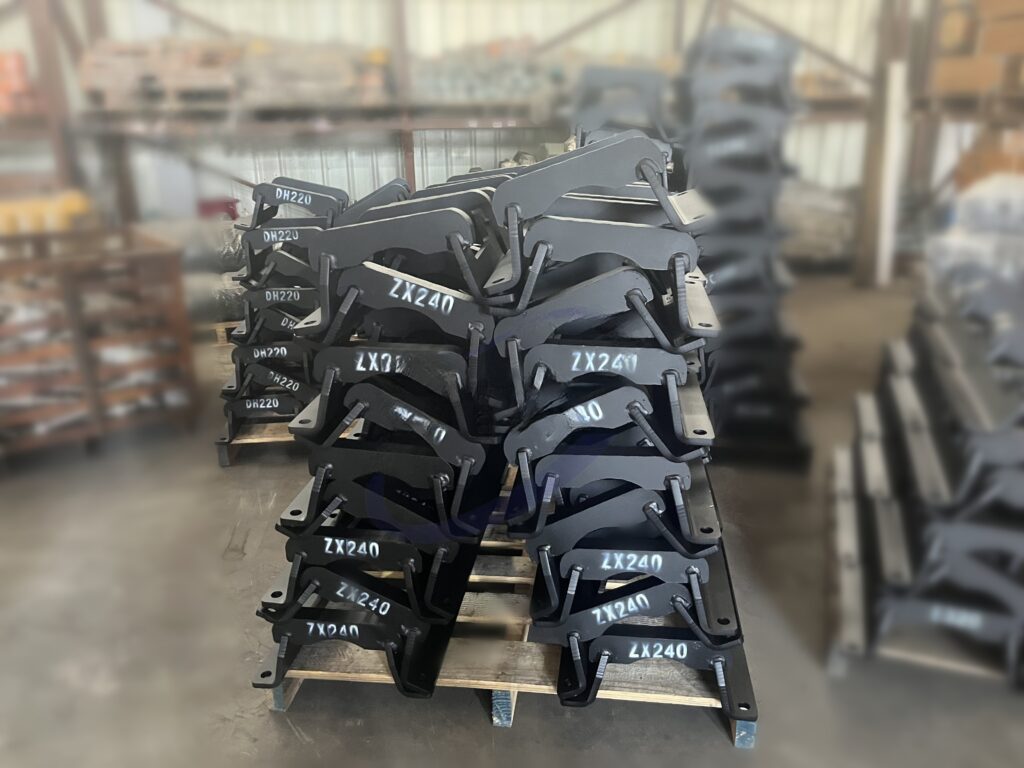 Bieleta de protección para cadena de oruga de excavadora ZX240