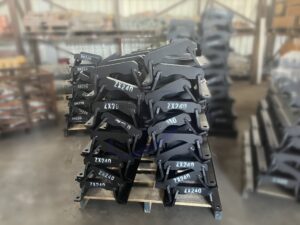 Bieleta de protección para cadena de oruga de excavadora ZX240